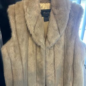 Beautiful Blonde colored Faux Fur Vest
